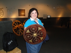 Robyn with a Targe